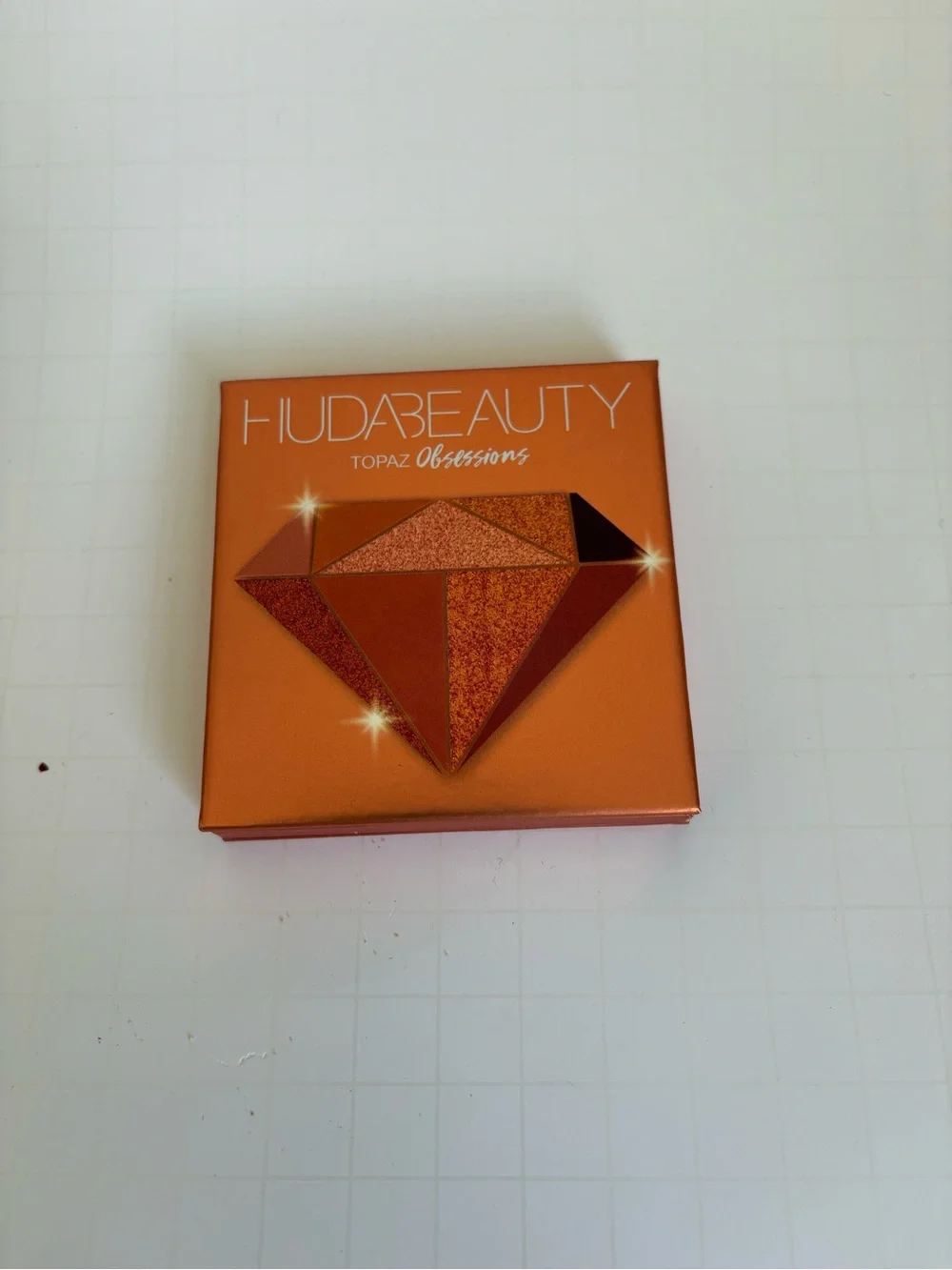 HUDA BEAUTY Topaz Obsessions Mini Eyeshadow Palette - Orange Metallic